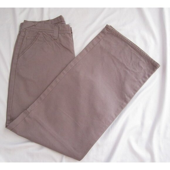 Women Patagonia Organic Cotton Canvas Pants Sz 10 (WP330)